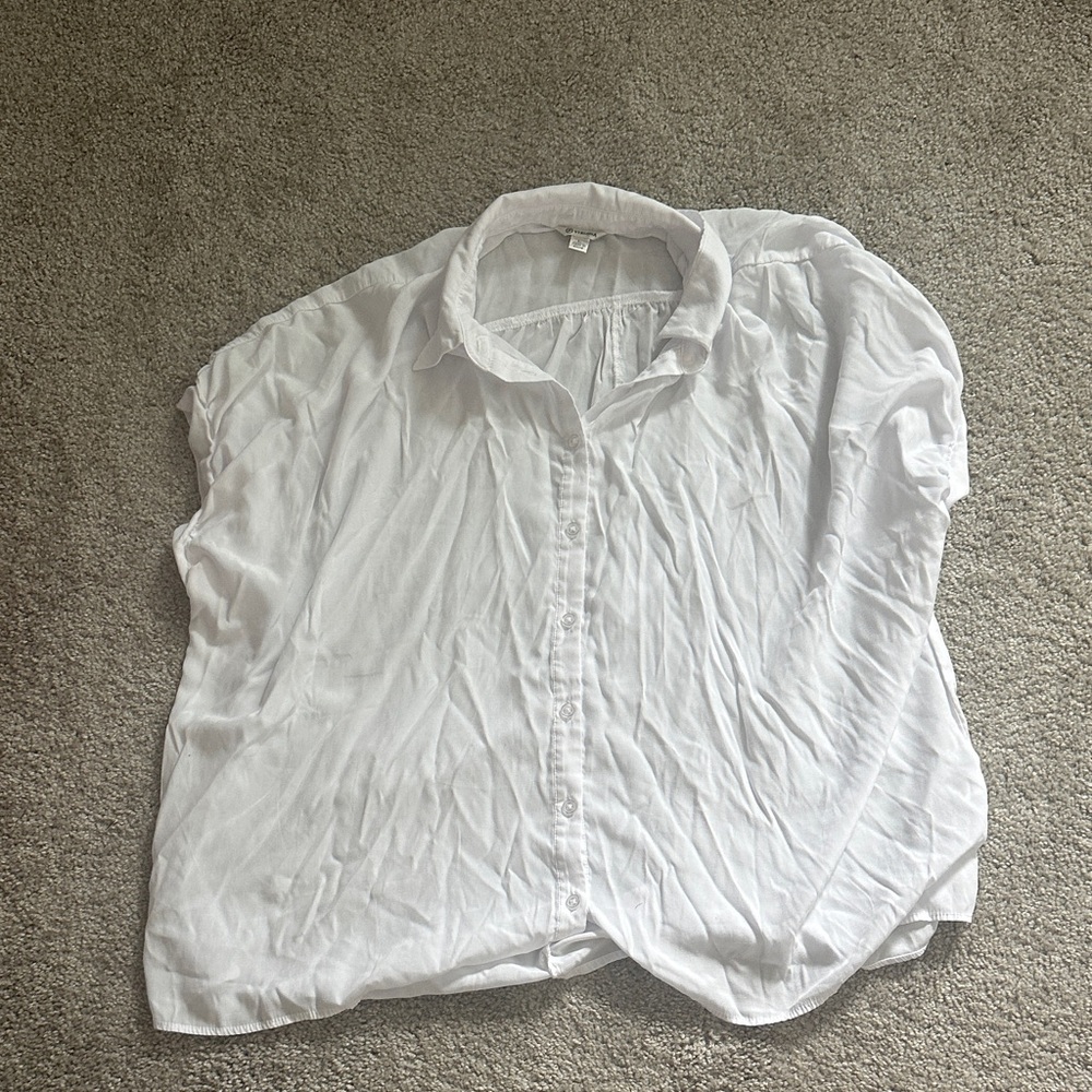 Verona White Button-Up Shirt